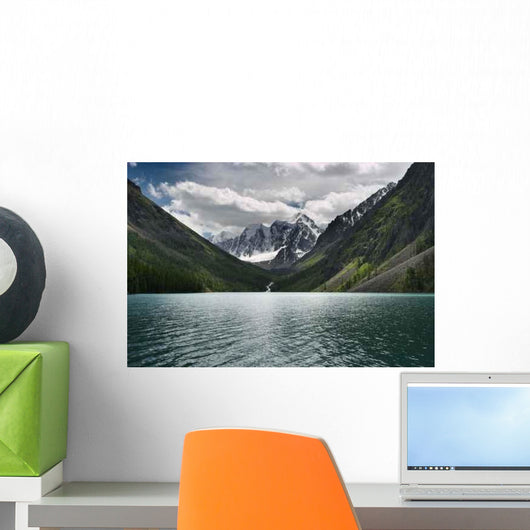 Mountain Lake Wall Decal Design 4