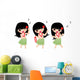 Hawaiian Hula Girl Wall Stickers Wall Decal