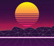 Retro Futuristic Wall Decal