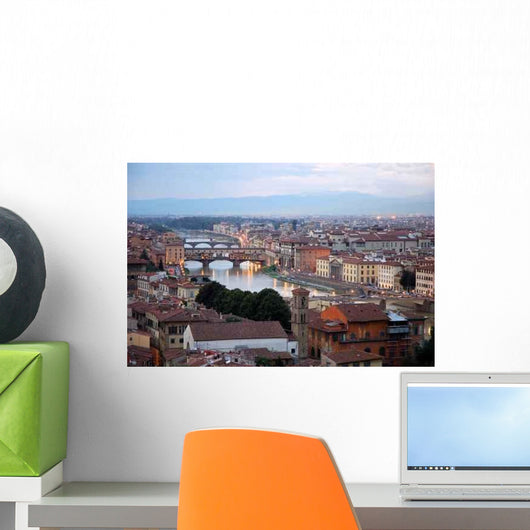 Panorama River Florence Wall Decal