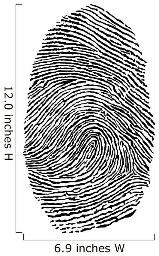 Fingerprint Wall Decal Design 2