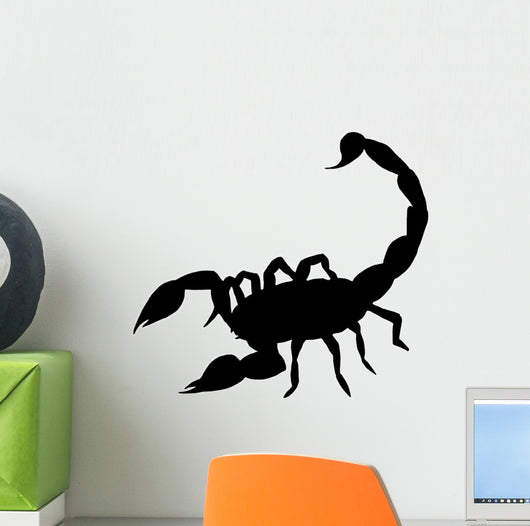 Black Scorpion Silhouette Wall Decal