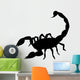 Black Scorpion Silhouette Wall Decal