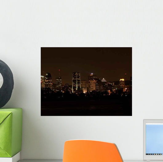 Montreal Night Wall Decal