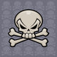 Skull and Crossbones Wall Decal