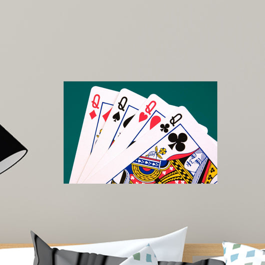 Cards Four Cards 03 Wall Decal