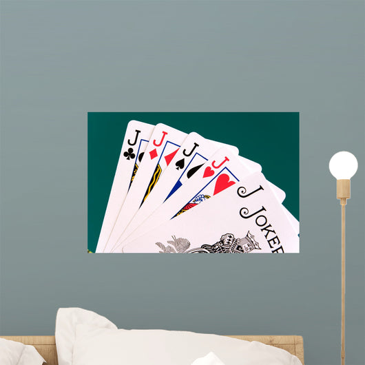 Cards Four Cards 09 Wall Decal