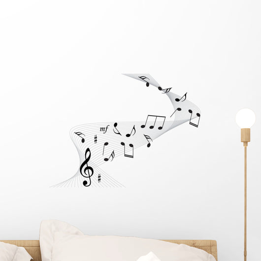 Music Notes Wall Decal