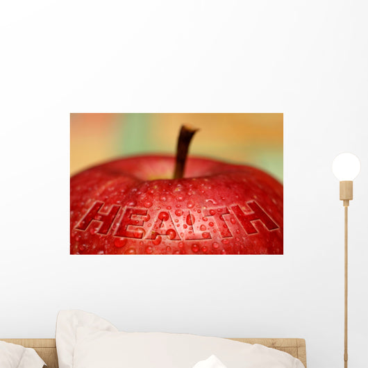 Health Wet Apple Wall Decal