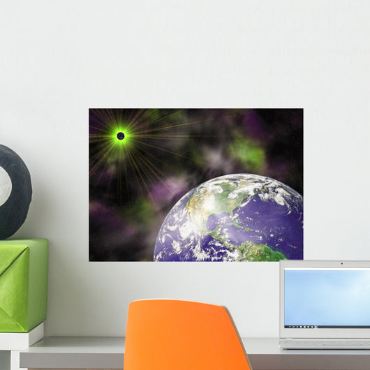 Earth Blue Planet Space Wall Decal