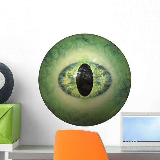 Illustration Green Animal Iris Wall Decal