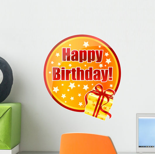 Happy Birthday Wall Decal Design 2