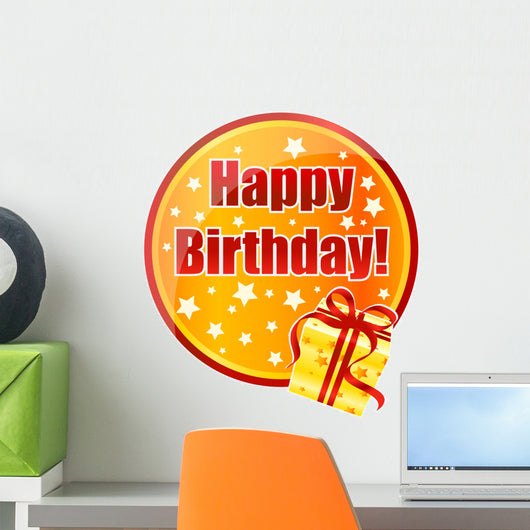 Happy Birthday Wall Decal Design 2