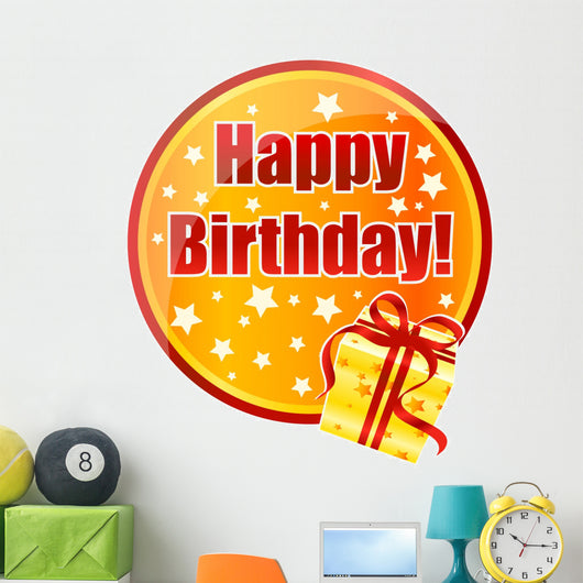 Happy Birthday Wall Decal Design 2