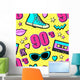 Vector Neon Pop 80s Wall Decal Design 2