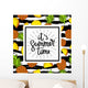 It's Summertime Illustration Pineapple Wall Decal