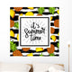 It's Summertime Illustration Pineapple Wall Decal