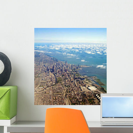 Aerial Chicago Wall Decal