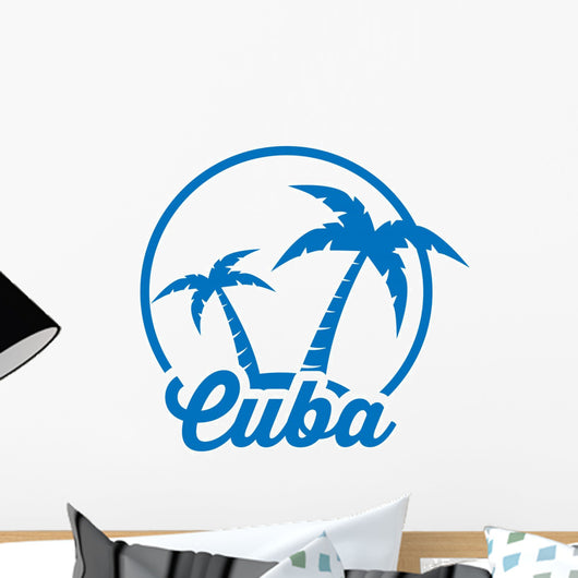 Icono Plano Cuba En Wall Decal