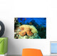 Reef Octopus (Octopus cyaneus) and Tropical Fish Wall Mural