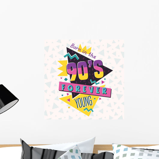 90's Style Label Vector Wall Decal Design 5