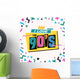 90's Style Label Vector Wall Decal Design 4