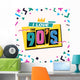 90's Style Label Vector Wall Decal Design 4