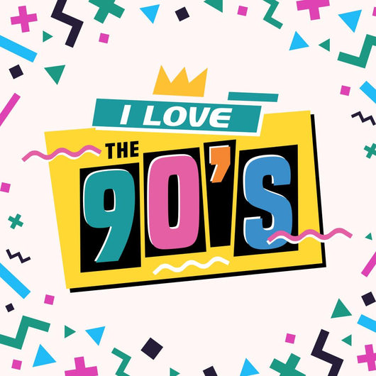 90's Style Label Vector Wall Decal Design 4