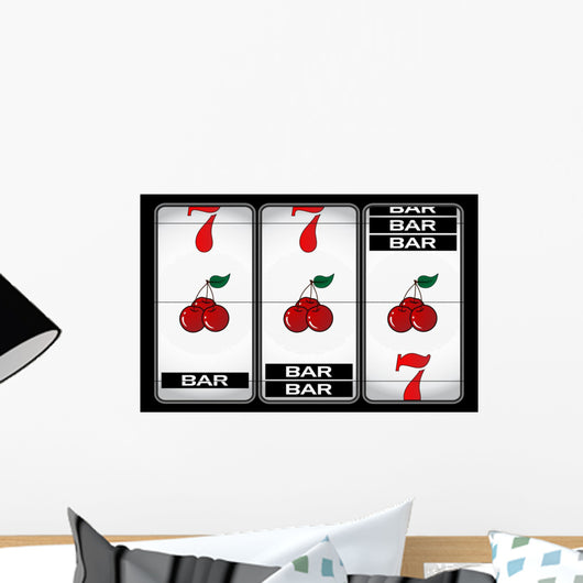 Slot Machine Wall Decal