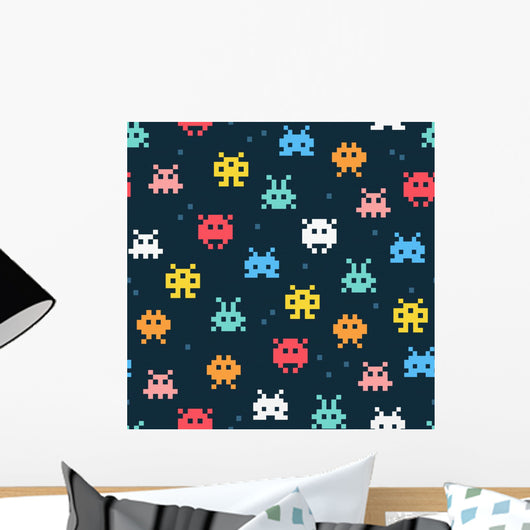 Pixel Monsters Wall Decal