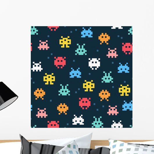 Pixel Monsters Wall Decal