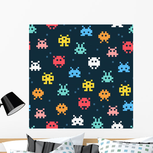 Pixel Monsters Wall Decal