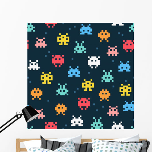 Pixel Monsters Wall Decal