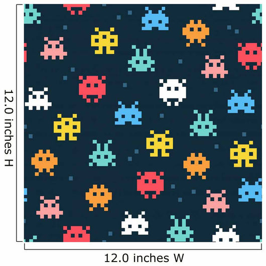 Pixel Monsters Wall Decal