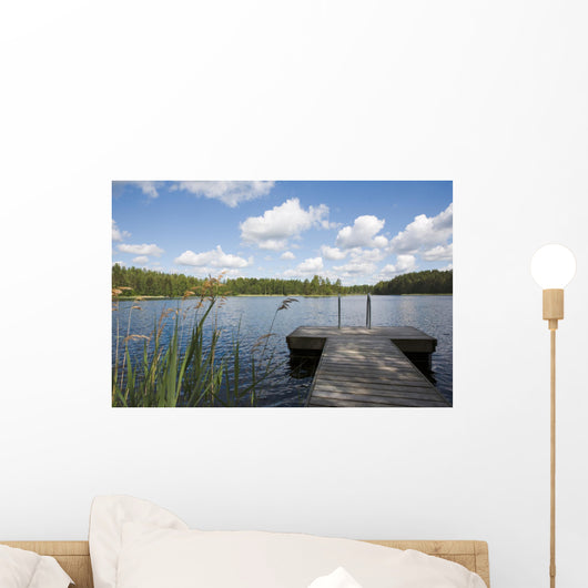 Summer Lake Wall Decal Design 2