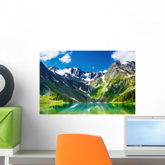Mountain Lake Wall Decal Design 3