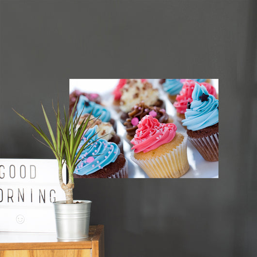 Cupcake Assortment Wall Decal