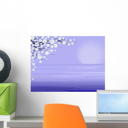 Sea in Spring Wall Mural