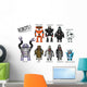 Robot Characters Wall Decal