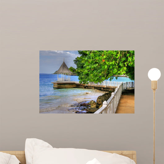 Pier Beach at Montego Bay Jamaica Carribean Wall Mural
