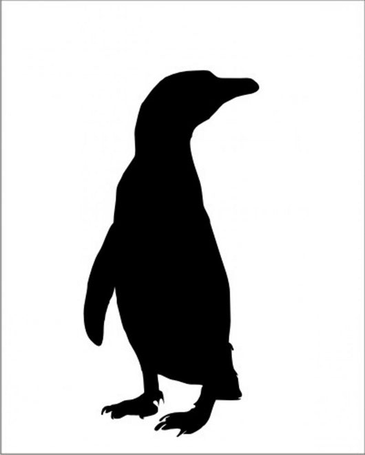 Penguin Silhouette Wall Decal