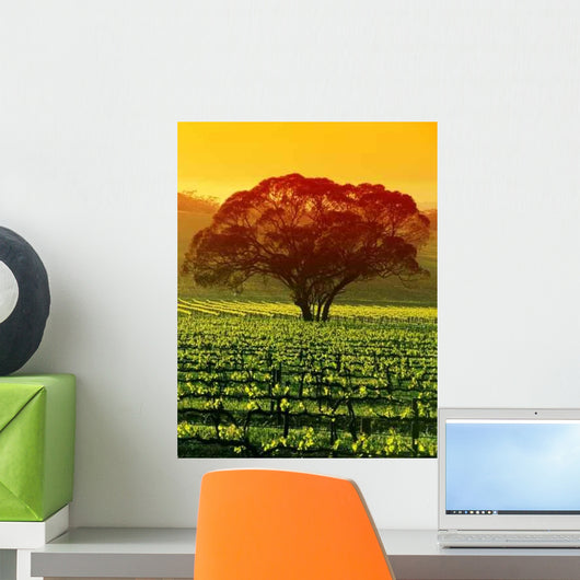 Large Tree Vineyard Wall Decal