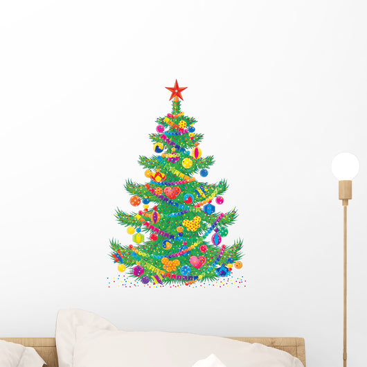 Christmas Fur-tree Wall Decal