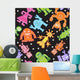 Robot Pattern Wall Decal