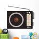 Antique Radio Stereo Icon Wall Decal