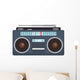 Antique Boombox Wall Decal
