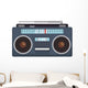 Antique Boombox Wall Decal