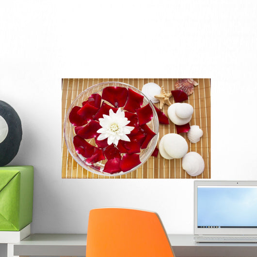 Spa Bowl Bamboo Mat Wall Decal
