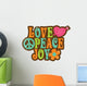 1970s Vintage T-shirt Design Wall Decal