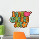1970s Vintage T-shirt Design Wall Decal